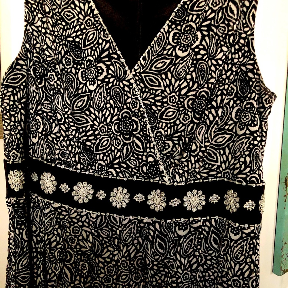 Black and white Sundress